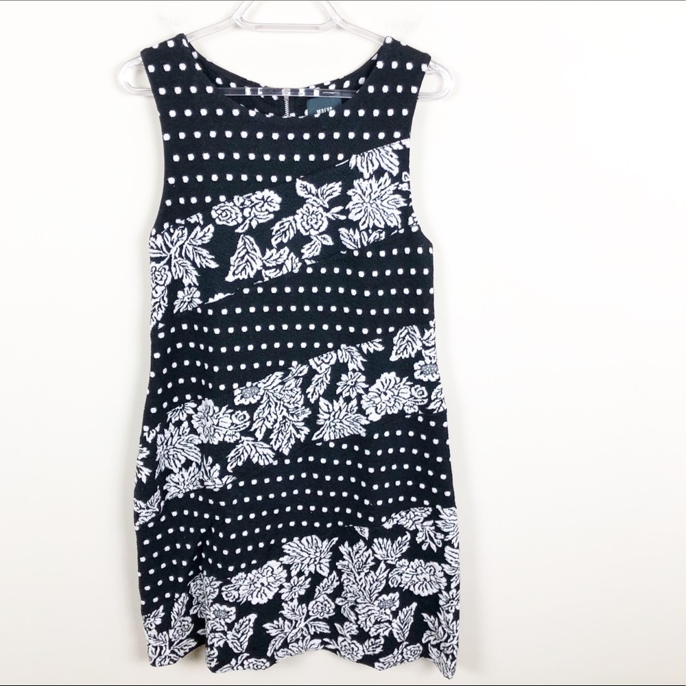 Anthropologie Maeve Floral Effemy Jacquard Dress